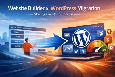 Website builder to WordPress migration: How we move clients without pushback