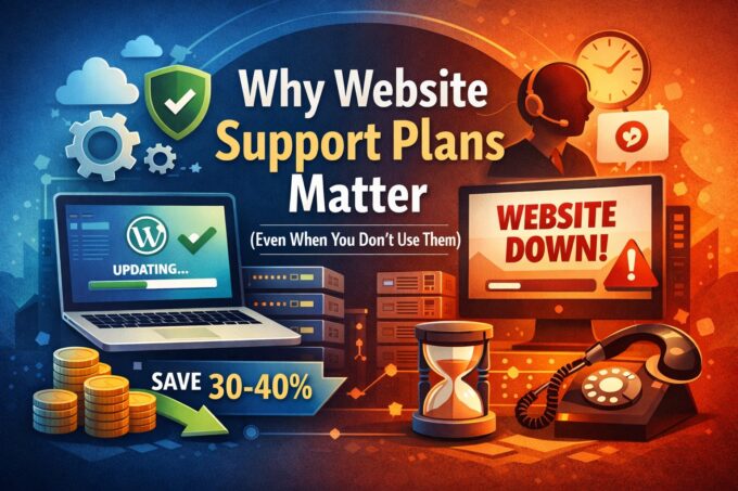 website support plan saves money